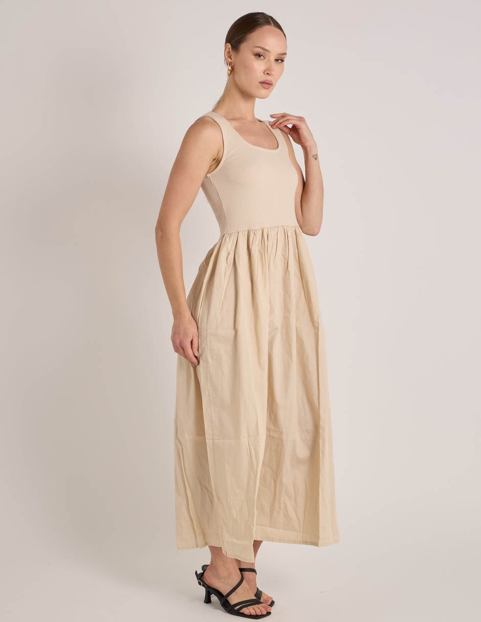VESTIDO PIECES 17161267 LISO ALGODÓN