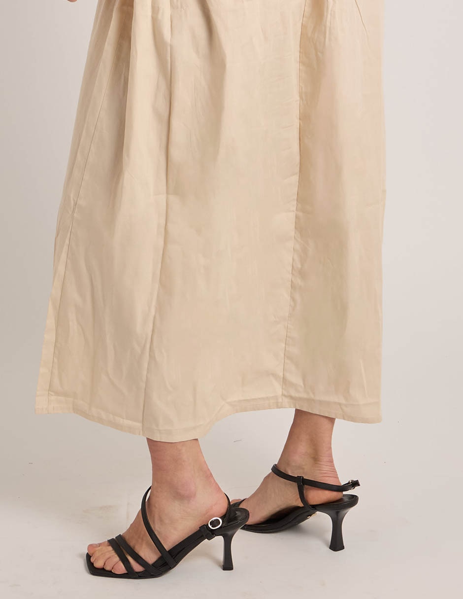 VESTIDO PIECES 17161267 LISO ALGODÓN