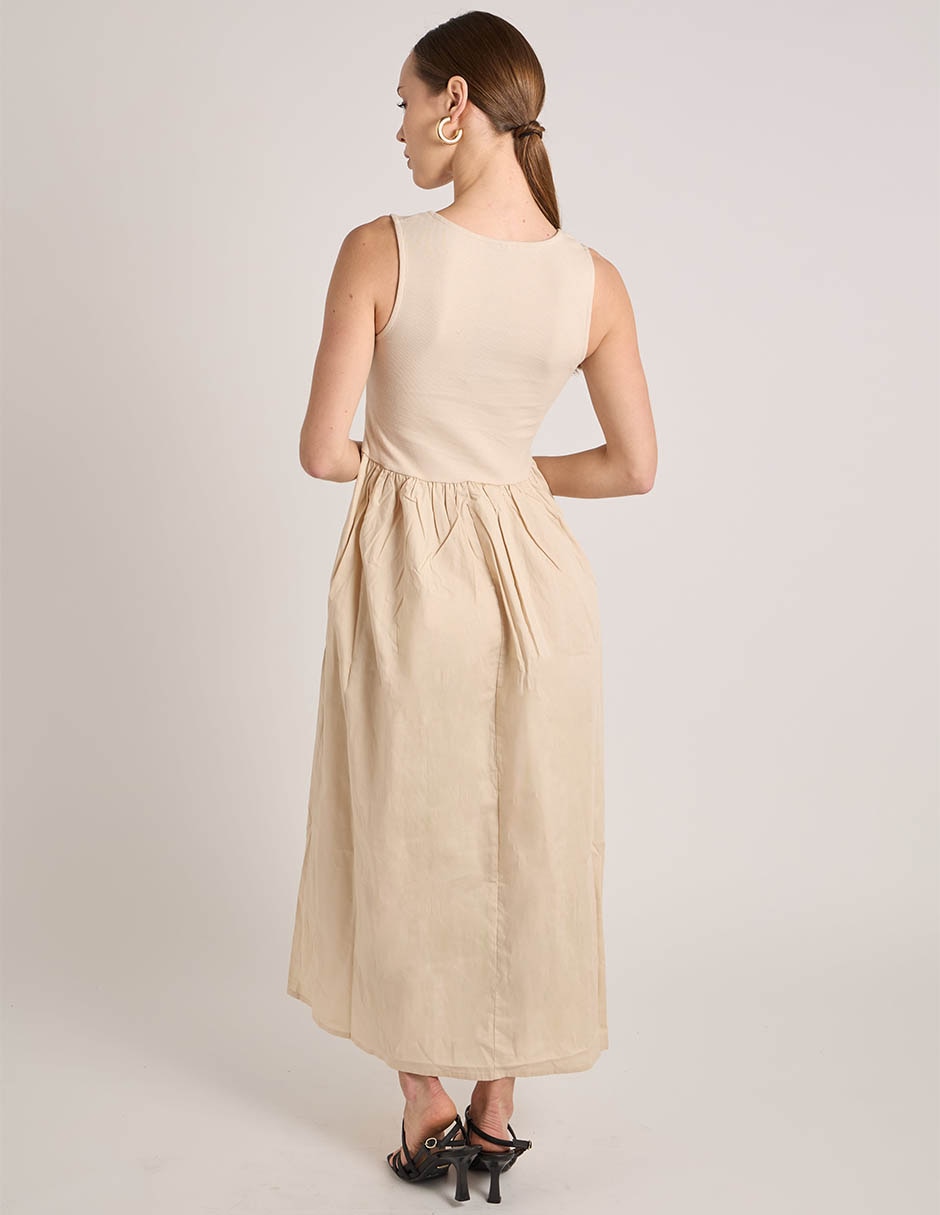 VESTIDO PIECES 17161267 LISO ALGODÓN