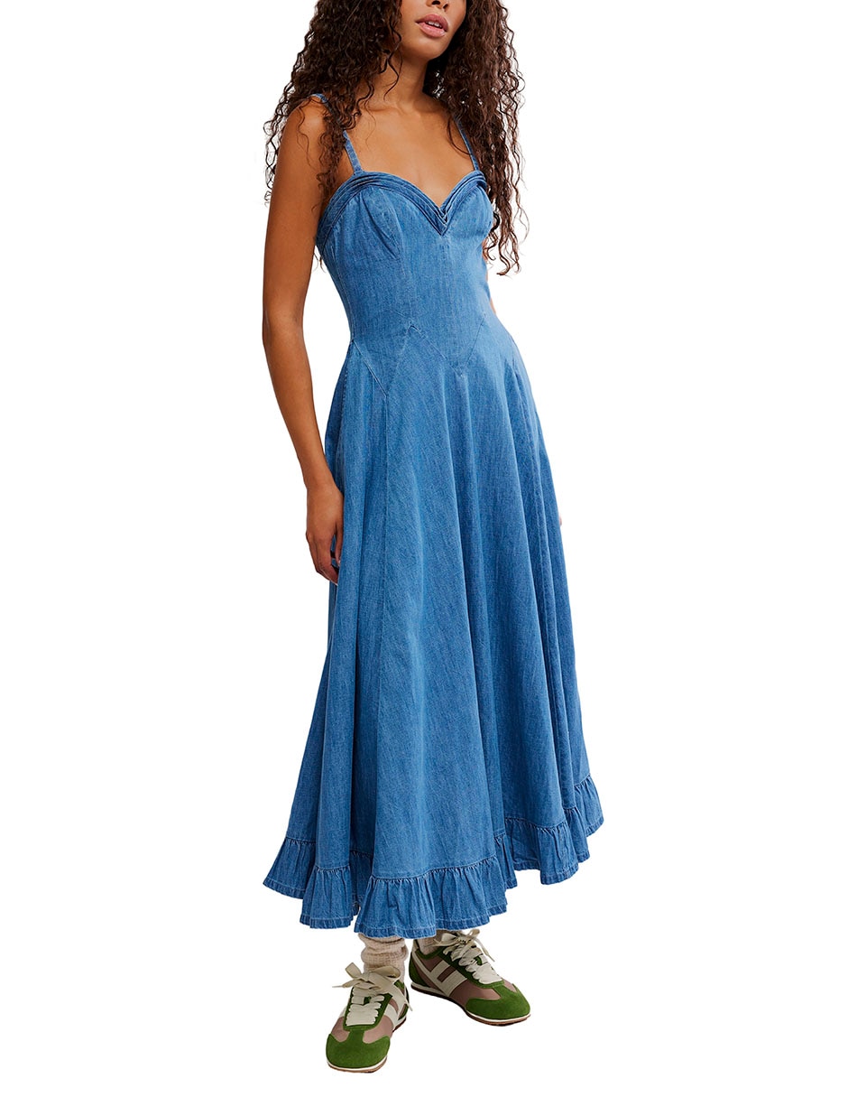 Vestido largo casual para mujer