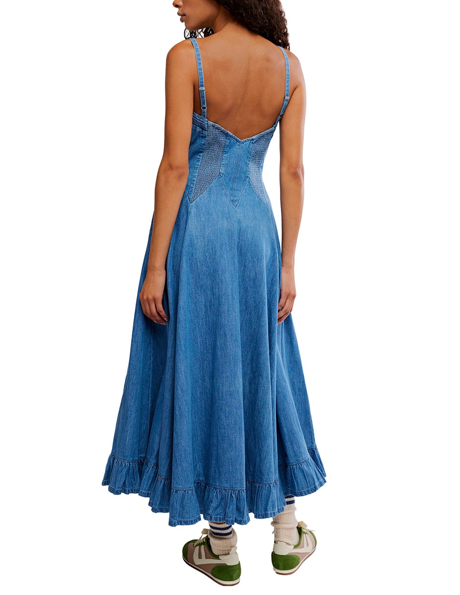 Vestido largo casual para mujer