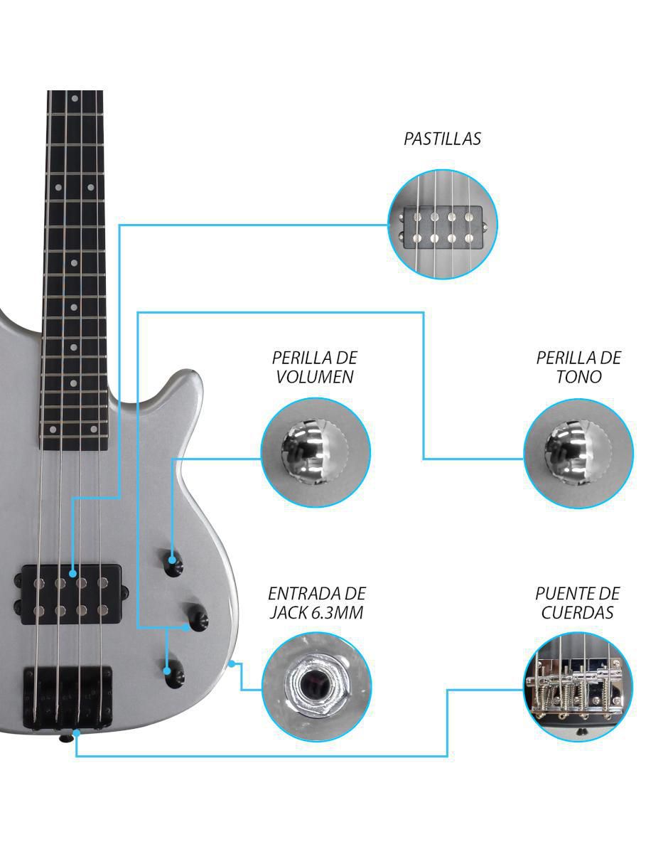 Kit guitarra eléctrica 504-sk 5