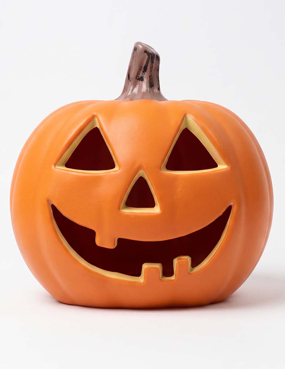 LINTERNA DE CALABAZA NARANJA