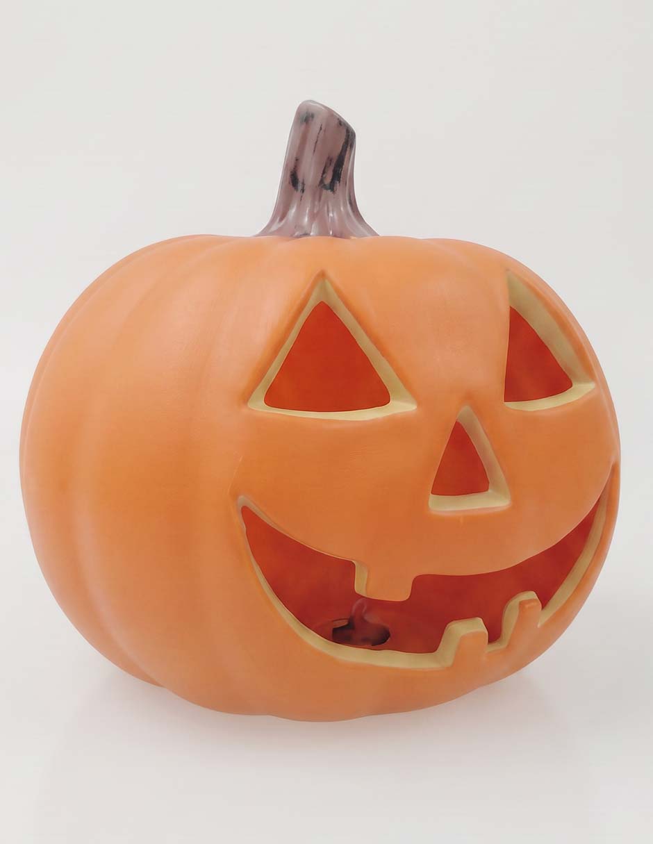 LINTERNA DE CALABAZA NARANJA
