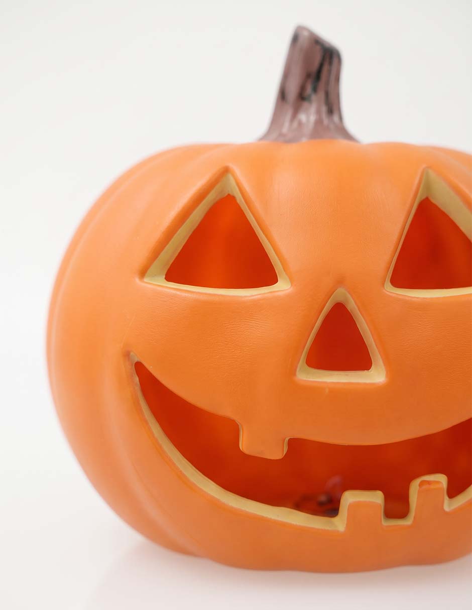 LINTERNA DE CALABAZA NARANJA