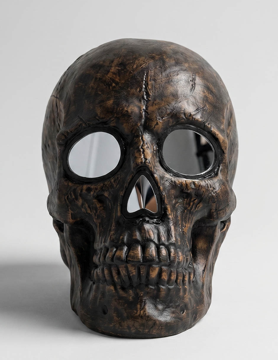 Figura decorativa con forma de cráneo 1