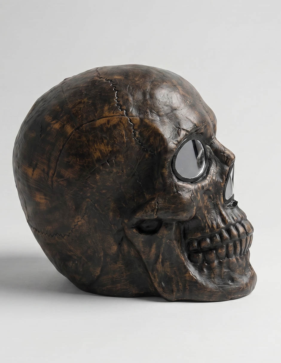 Figura decorativa con forma de cráneo 4