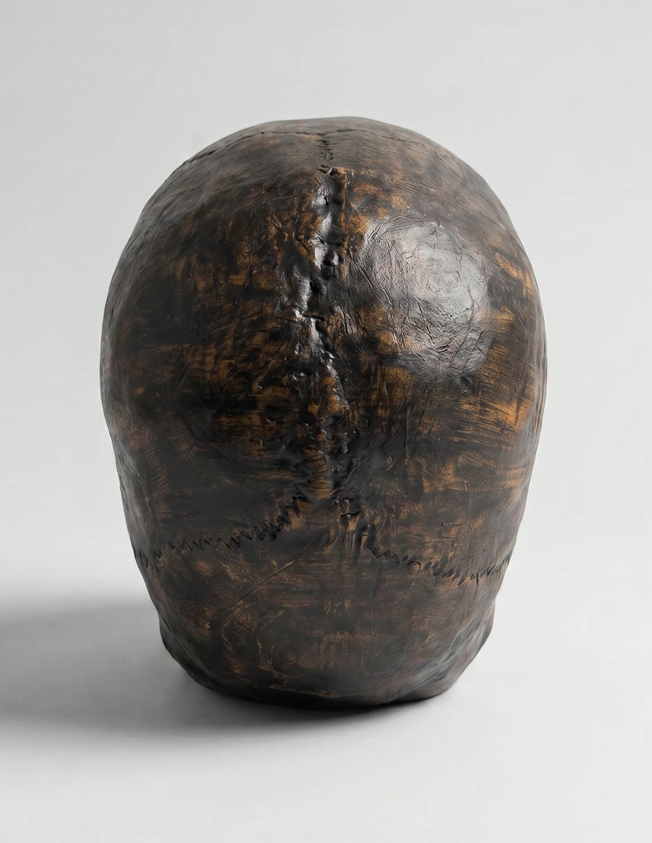 Figura decorativa con forma de cráneo 5