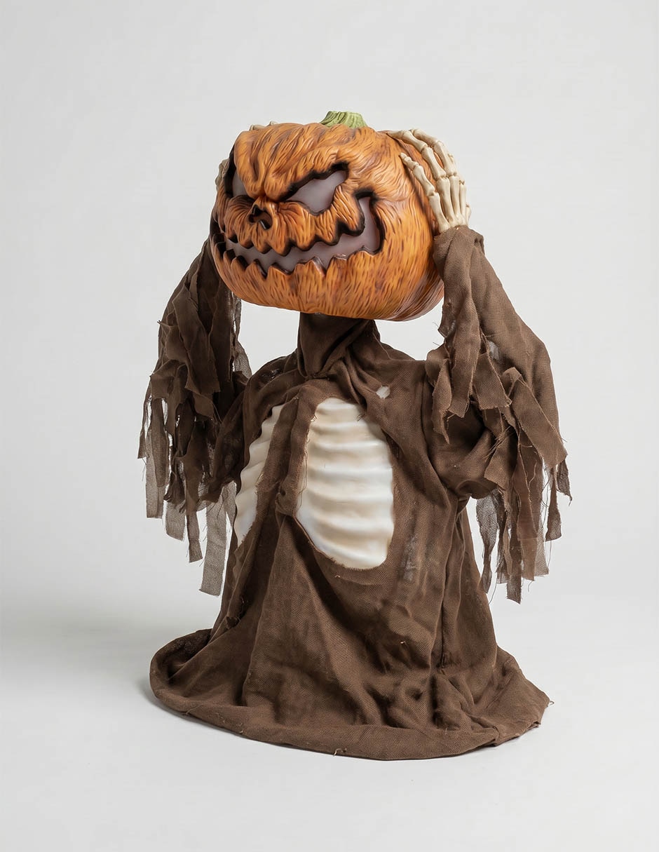 Figura decorativa Halloween de Calavera Calabaza Cementerium