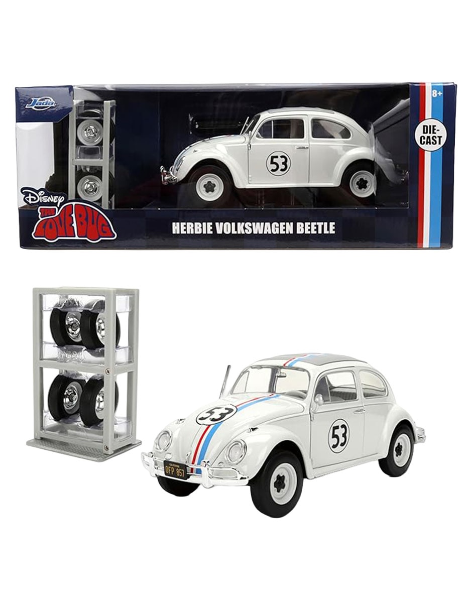Vehículo a escala 1:24 volkswagen beetle herbie 1