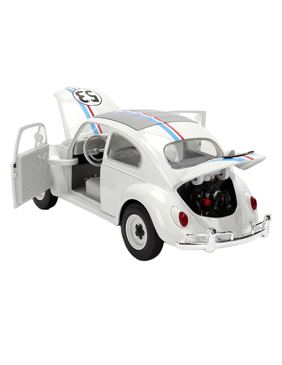 Vehículo a escala 1:24 volkswagen beetle herbie 3