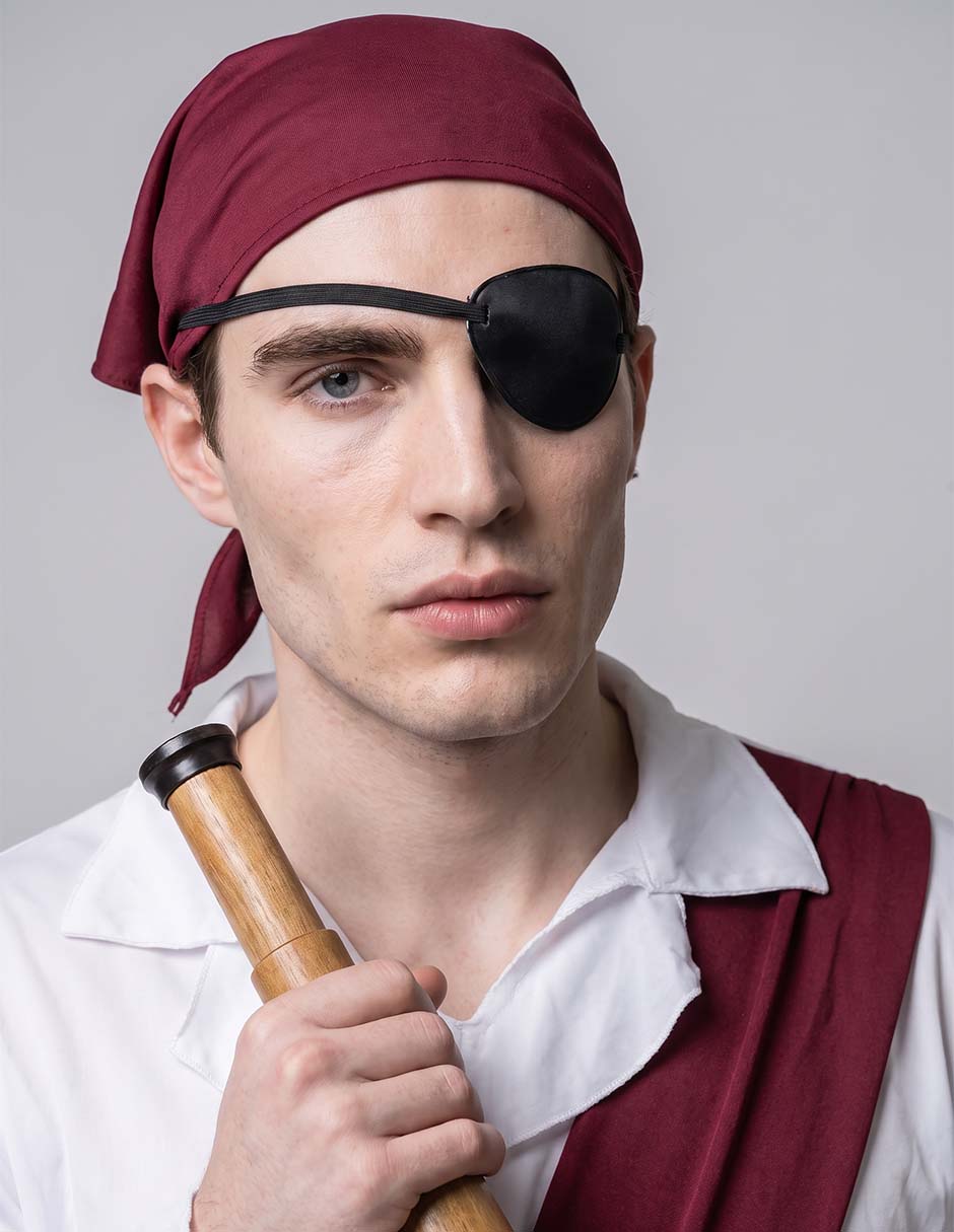 Disfraz cementerium de pirata para hombre
