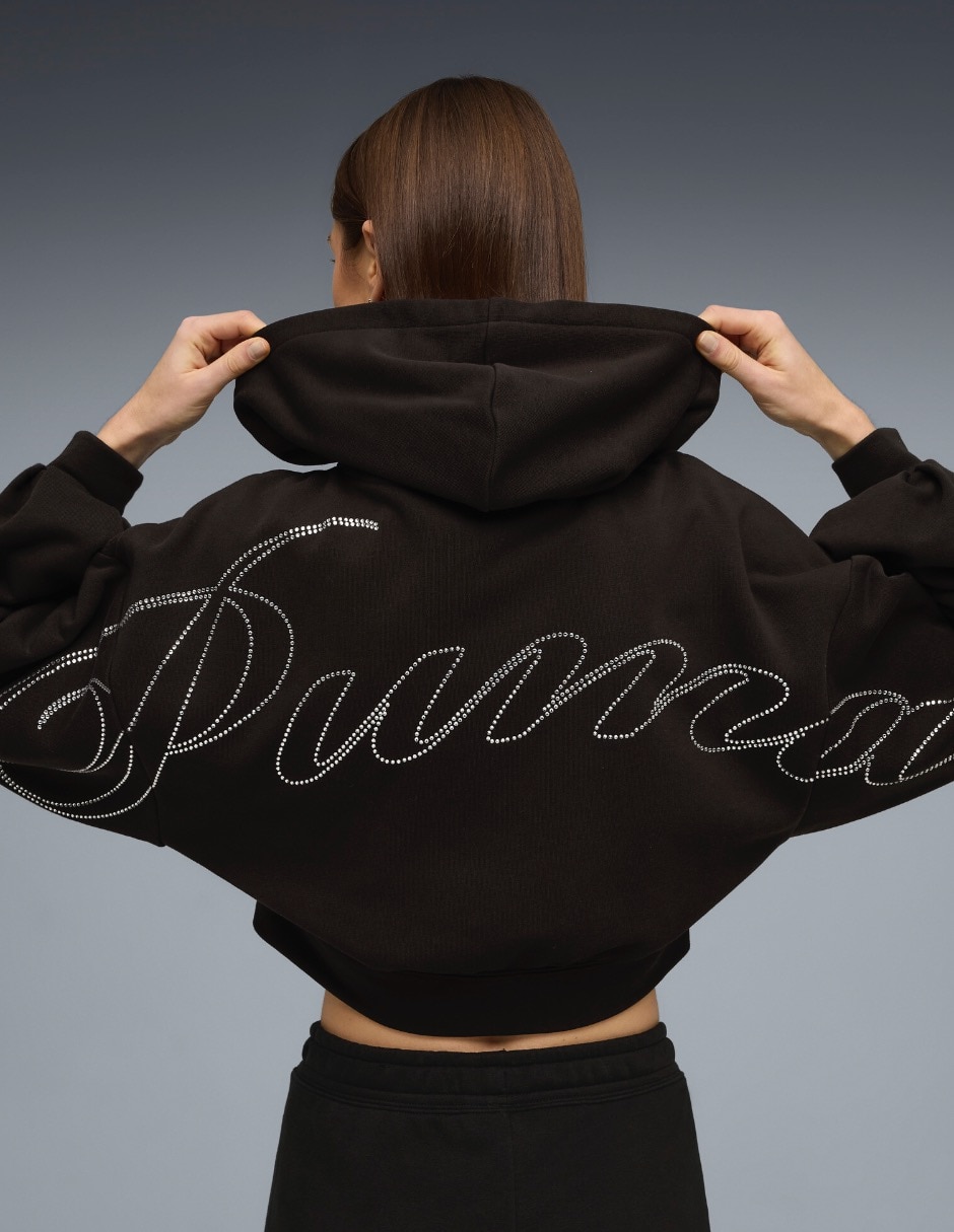Sudadera con capucha Puma Essentials Graphic para mujer