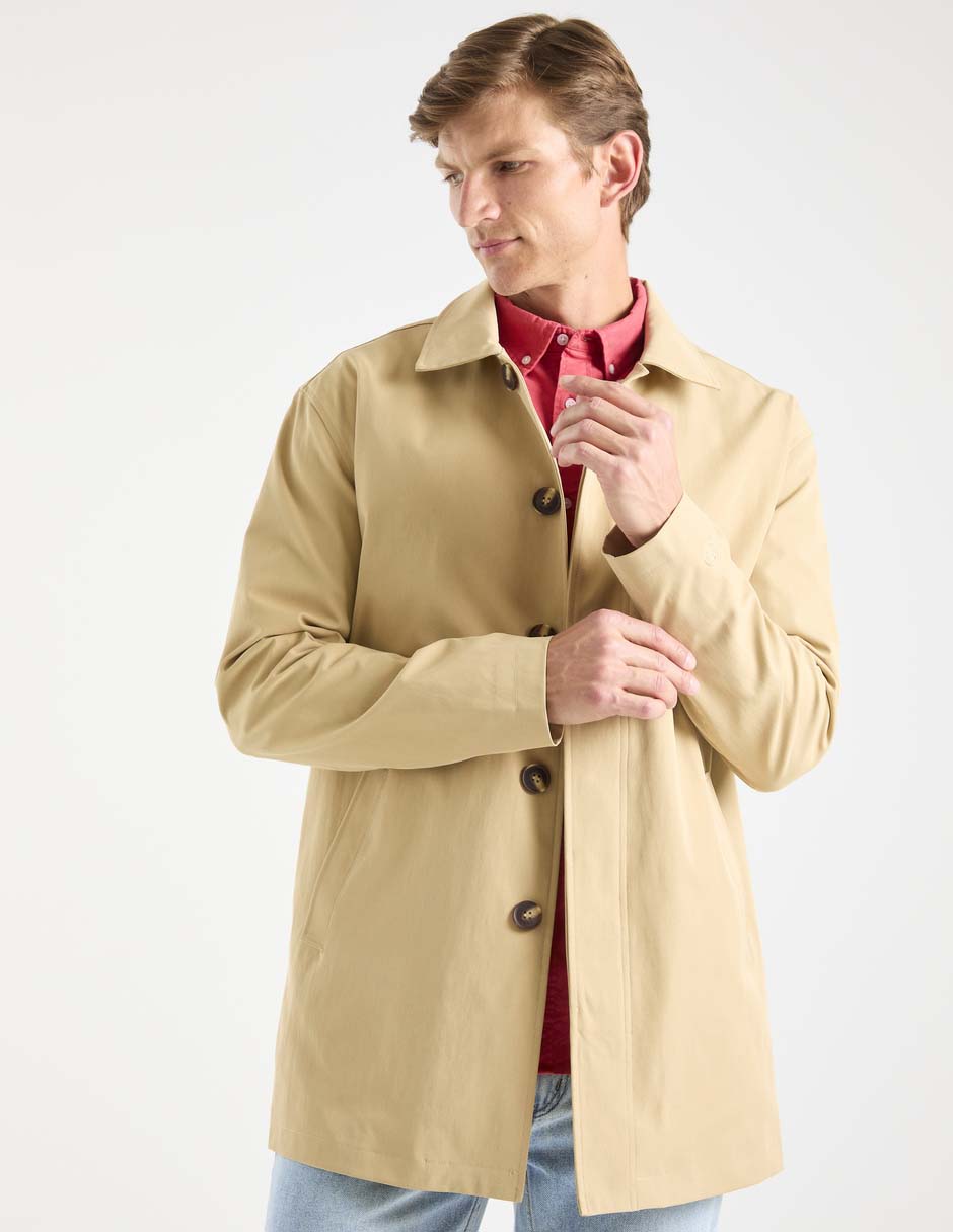 Abrigo con bolsillos para hombre 2