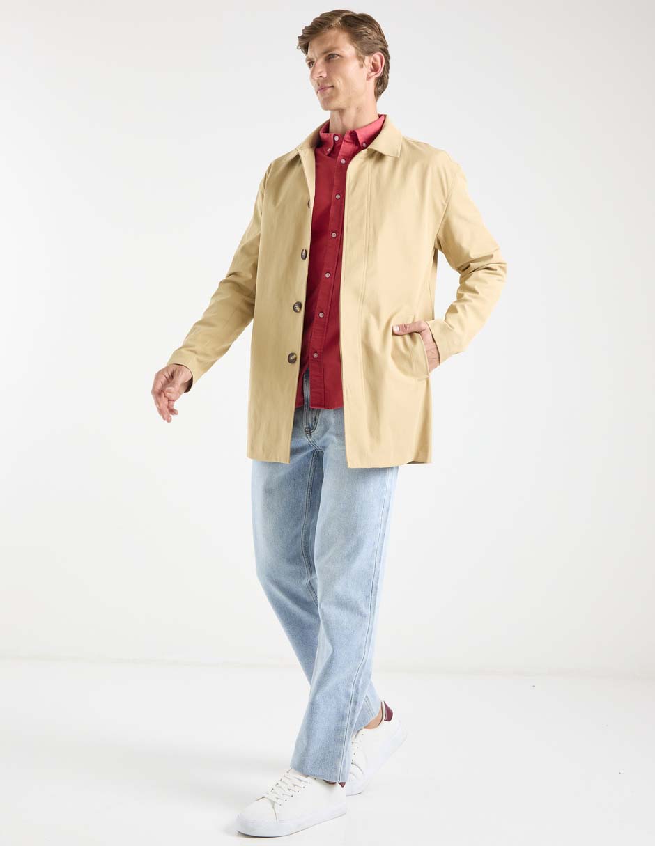 Abrigo con bolsillos para hombre 3