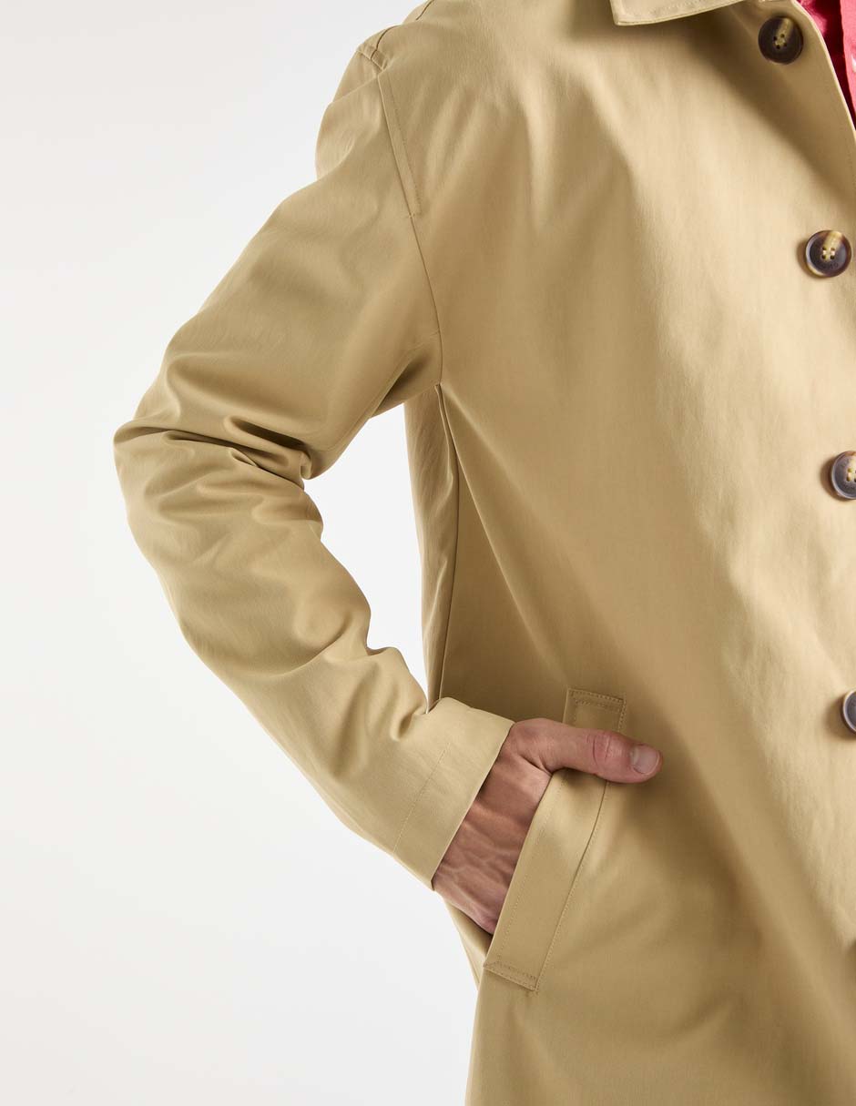 Abrigo con bolsillos para hombre 5