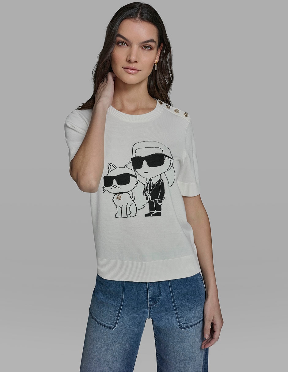 Blusa manga corta para mujer 1