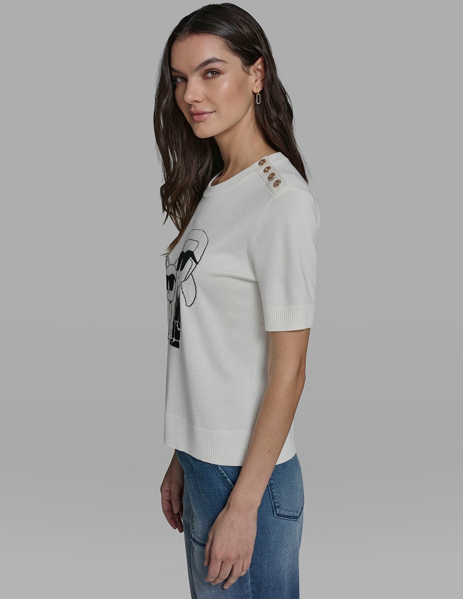 Blusa manga corta para mujer 9