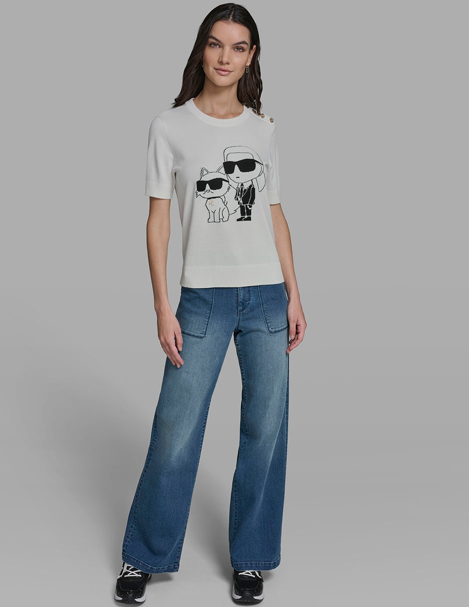 Blusa manga corta para mujer 12