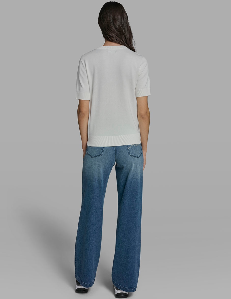 Blusa manga corta para mujer 13