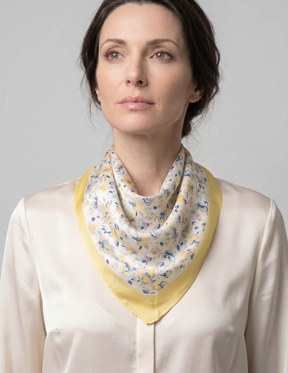 Mascada Con Estampado Floral para mujer