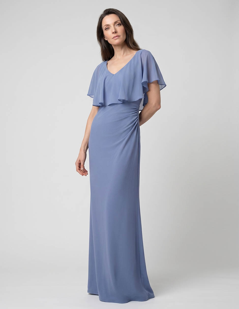 Vestido maxi de fiesta escote V Vestido maxi de fiesta escote V