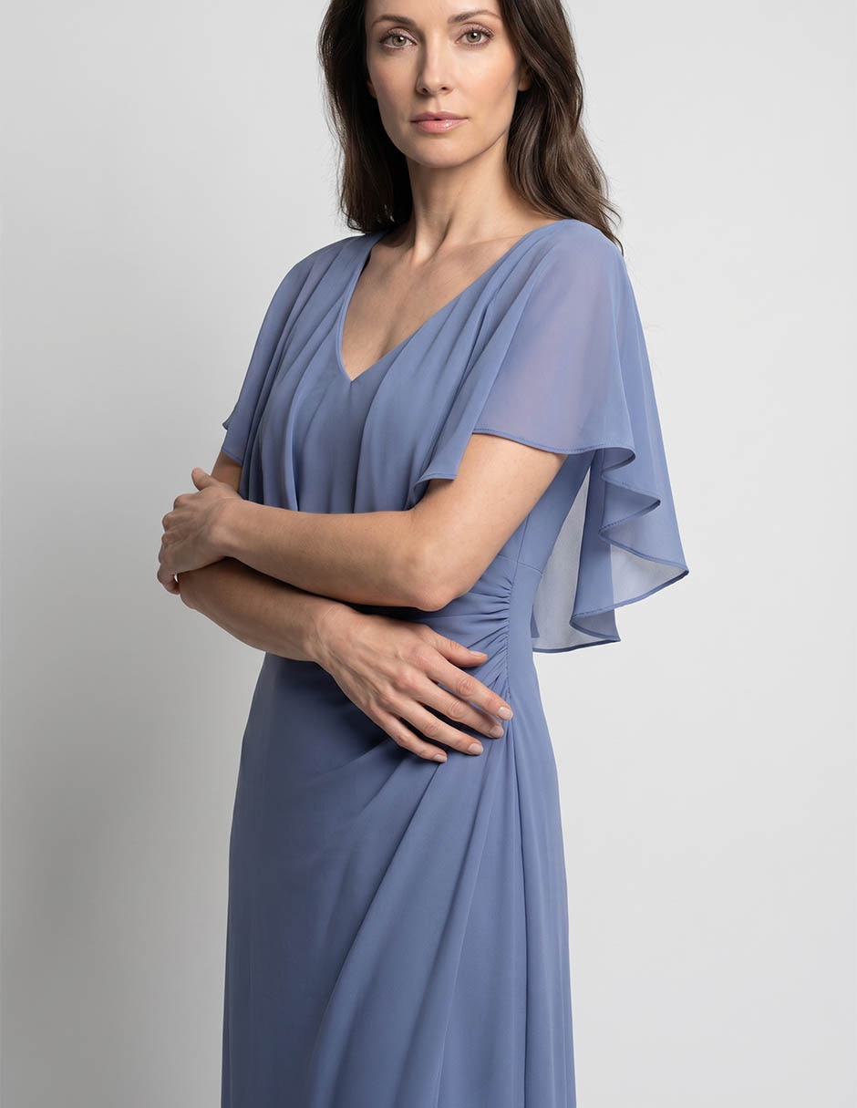 Vestido Maxi de Fiesta Escote V 3