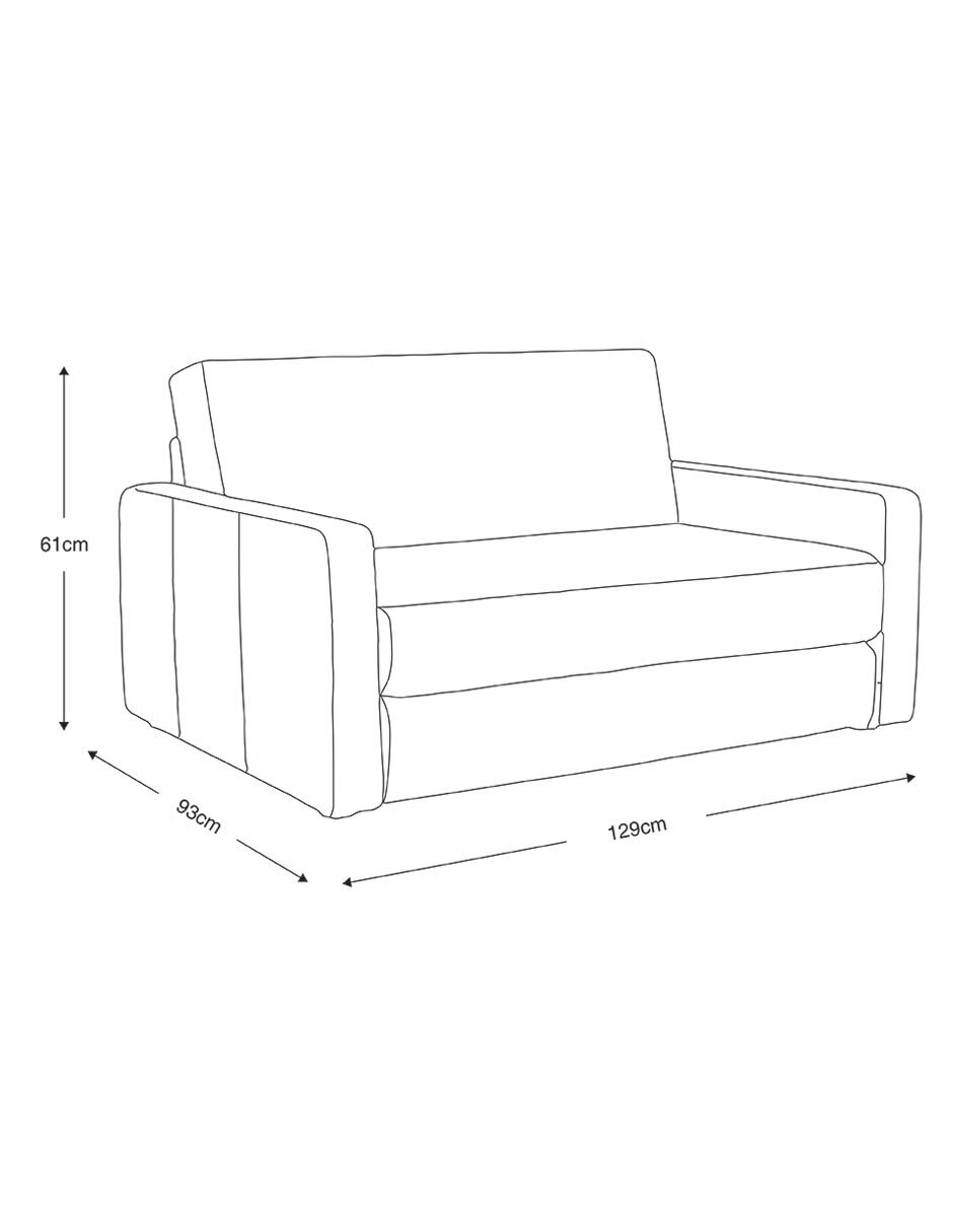 Sofá Cama De Tela 7