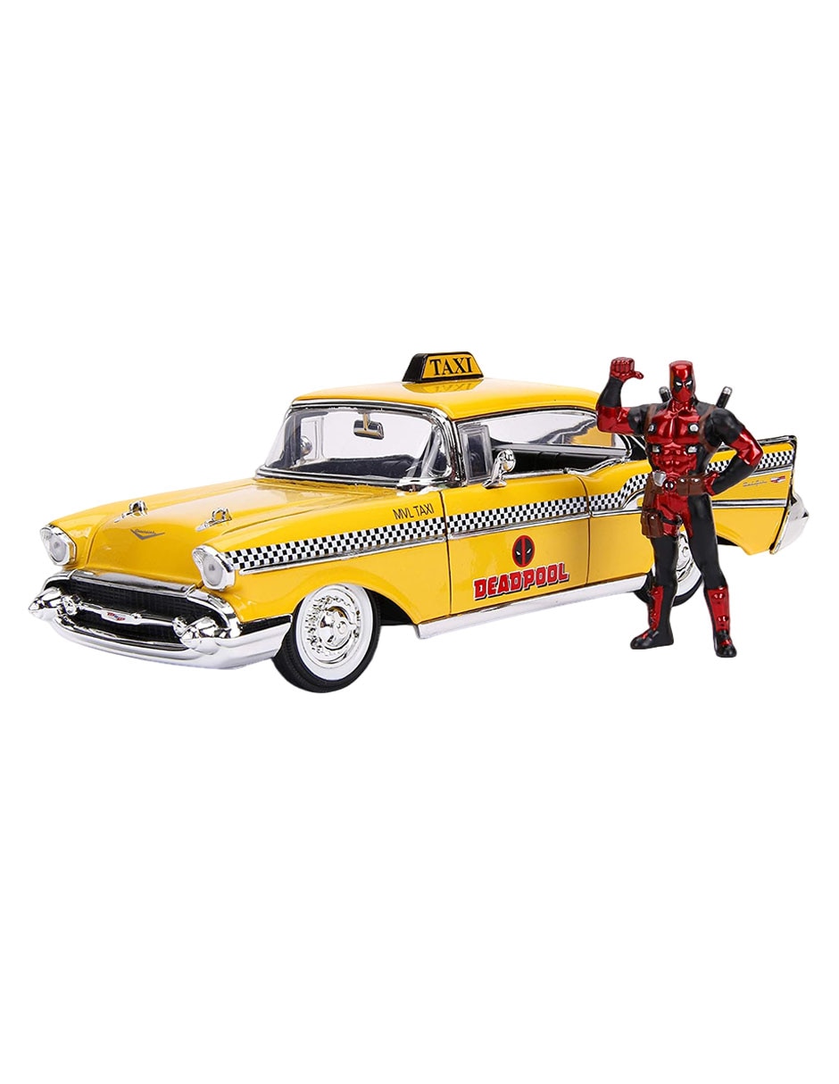 Vehículo a escala 1:24 1957 chevrolet deadpool 1