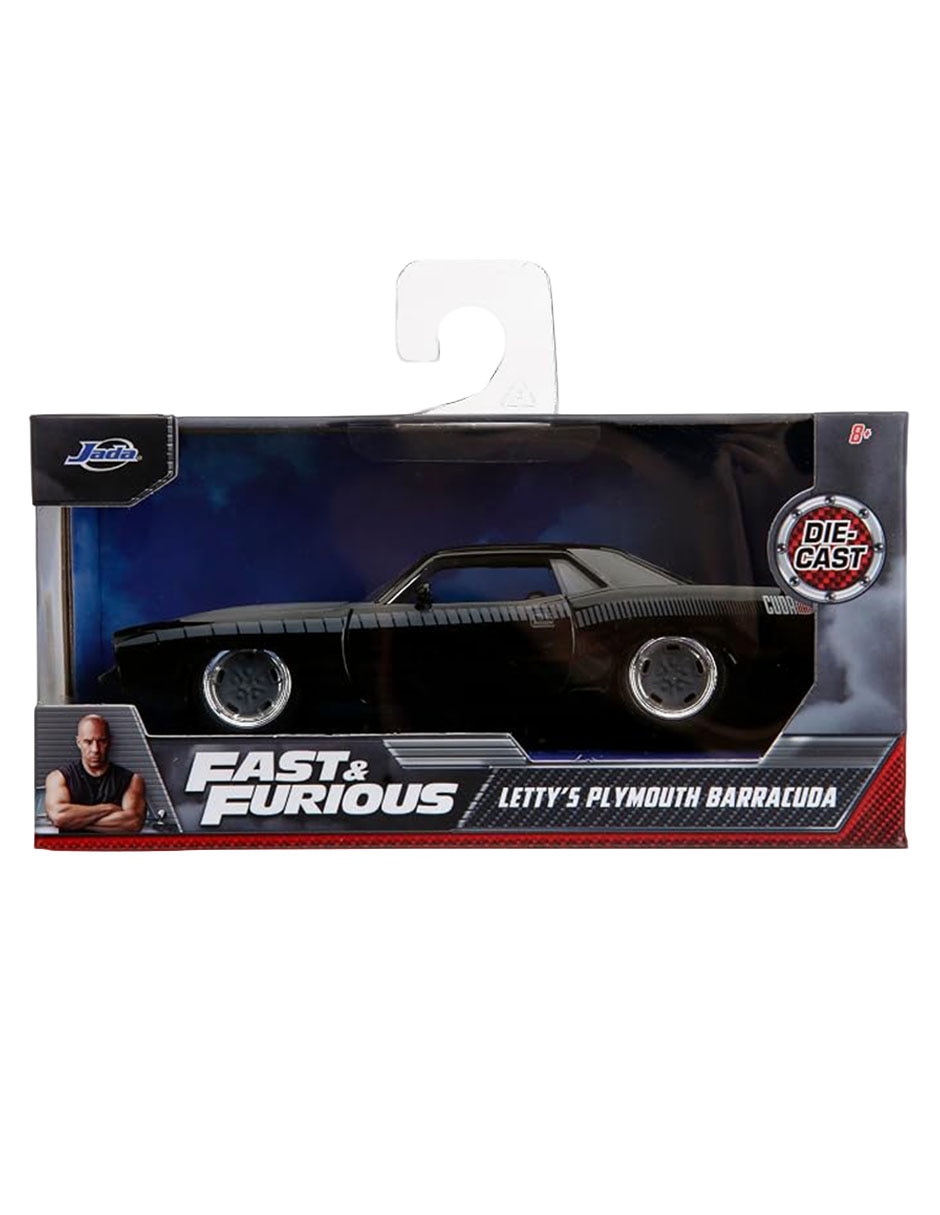 Vehículo a escala 1:32 letty's plymouth barracuda rápidos y furiosos 3