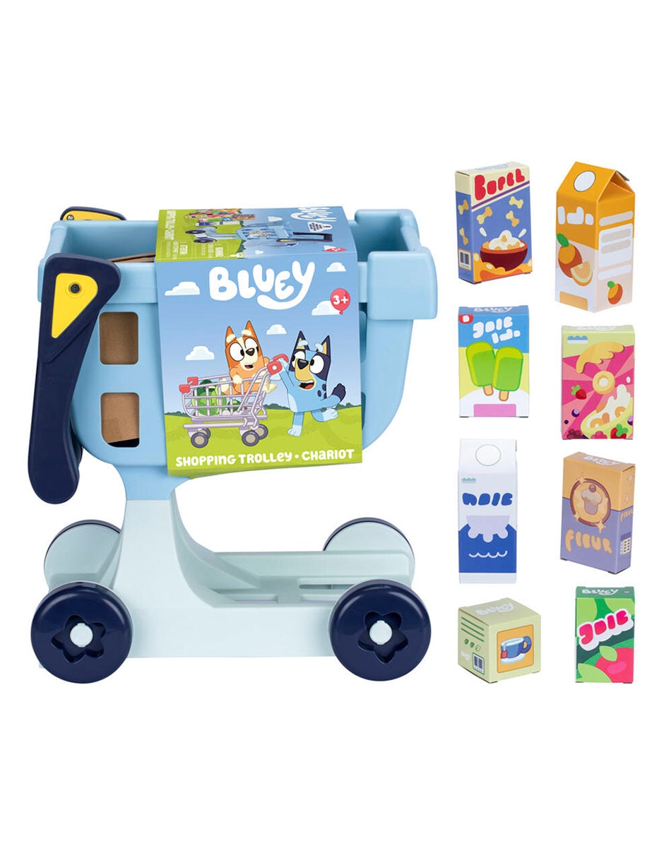 Juego de rol comida shopping trolley bluey juego de rol para niños 4