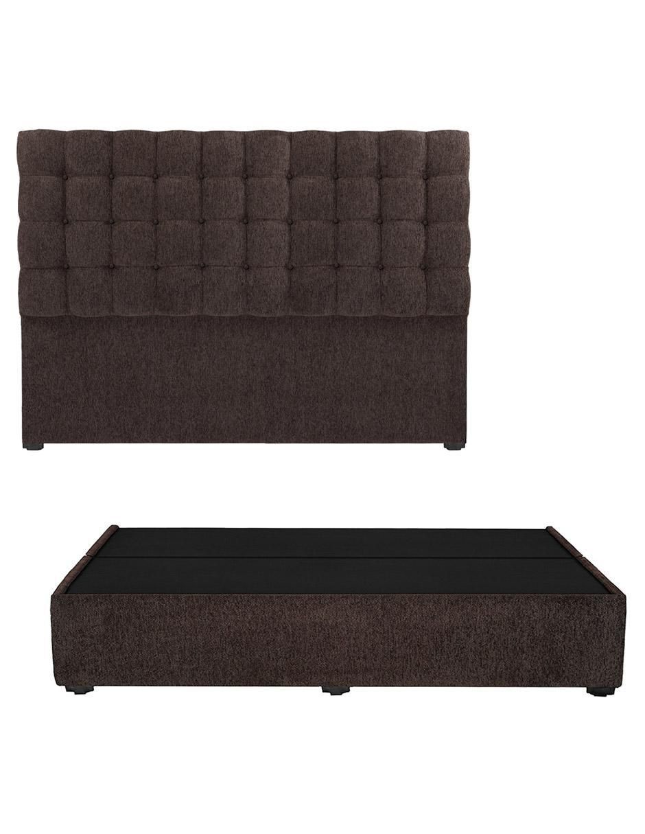 Cama slip de madera y tela Cama slip de madera y tela