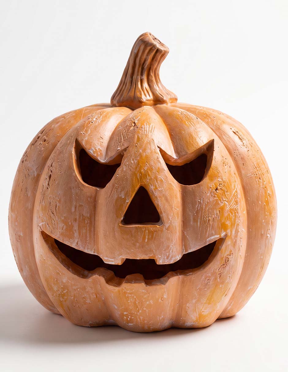 Figura decorativa Cementerium con forma de calabaza