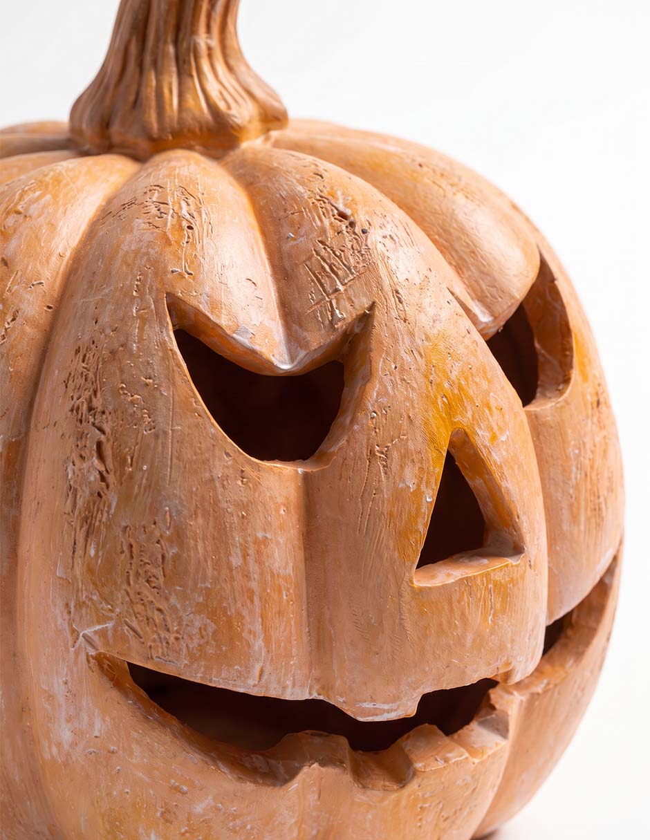 Figura decorativa Cementerium con forma de calabaza