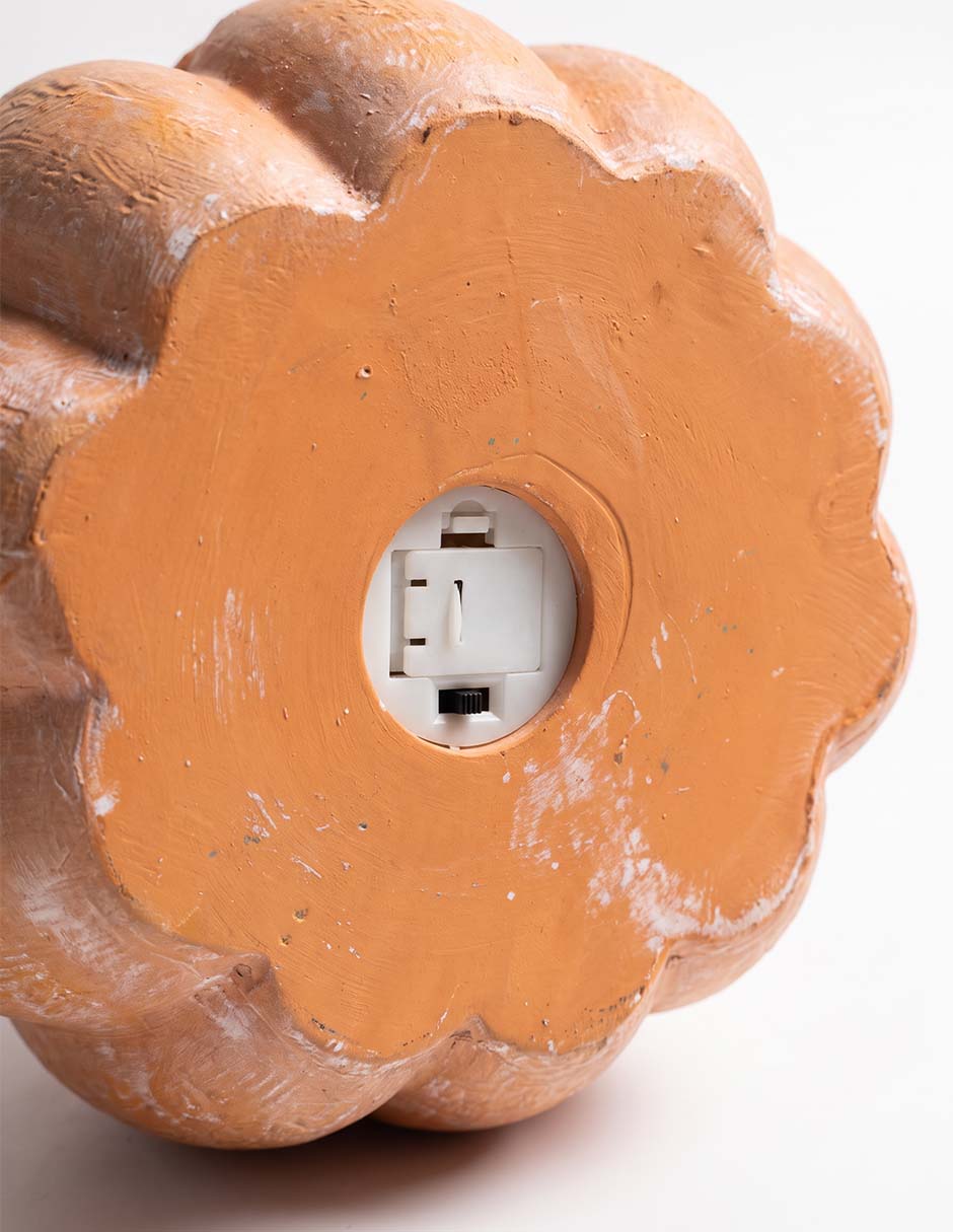 Figura decorativa Cementerium con forma de calabaza