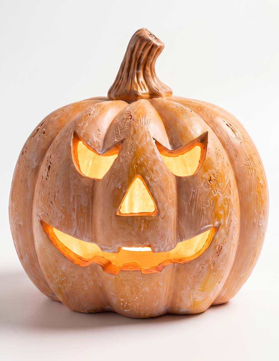 Figura decorativa Cementerium con forma de calabaza
