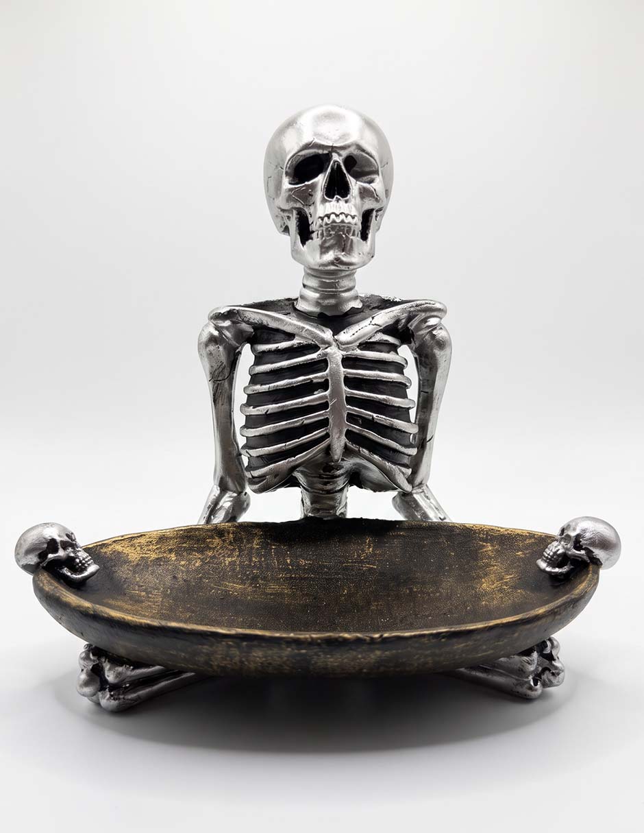 Figura decorativa de día de muertos cementerium