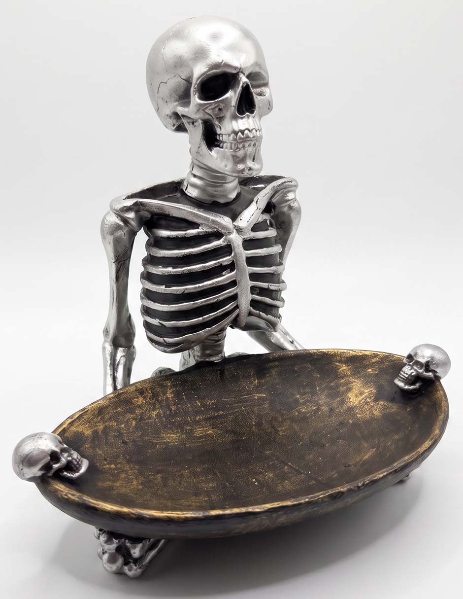 Figura decorativa de día de muertos cementerium