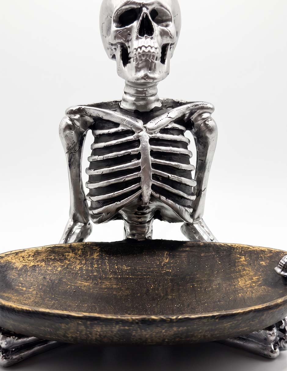 Figura decorativa de día de muertos cementerium