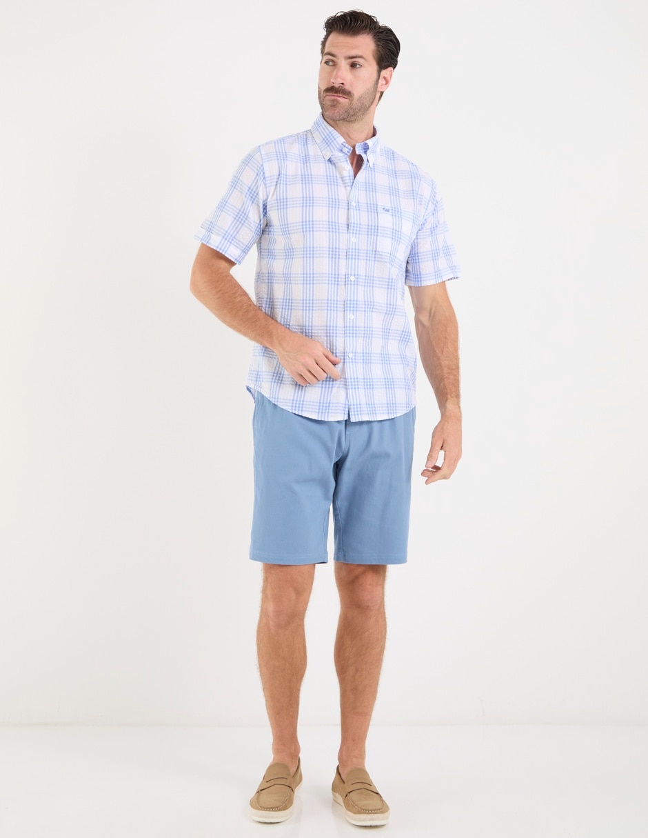 Camisa casual Ferrioni manga corta para hombre