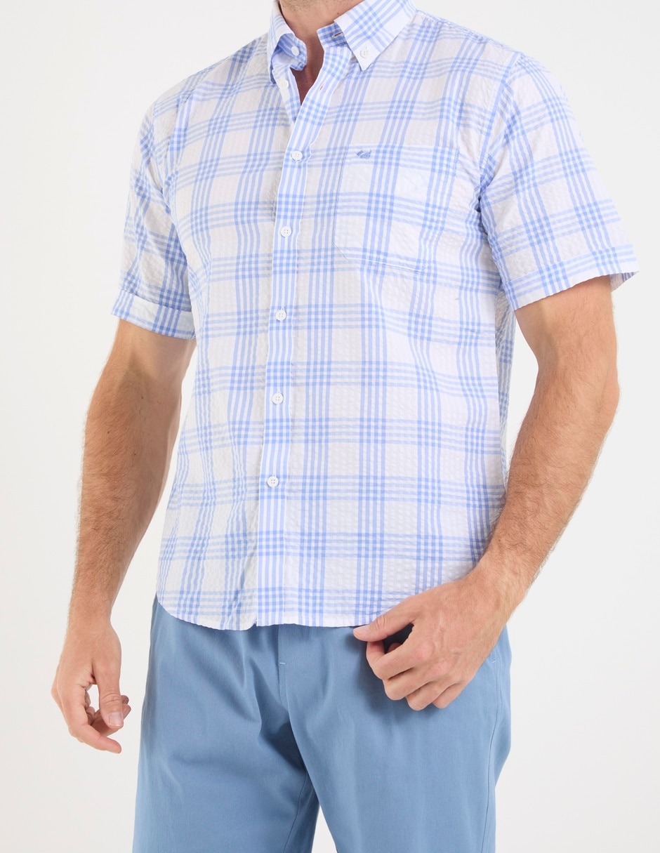 Camisa casual Ferrioni manga corta para hombre