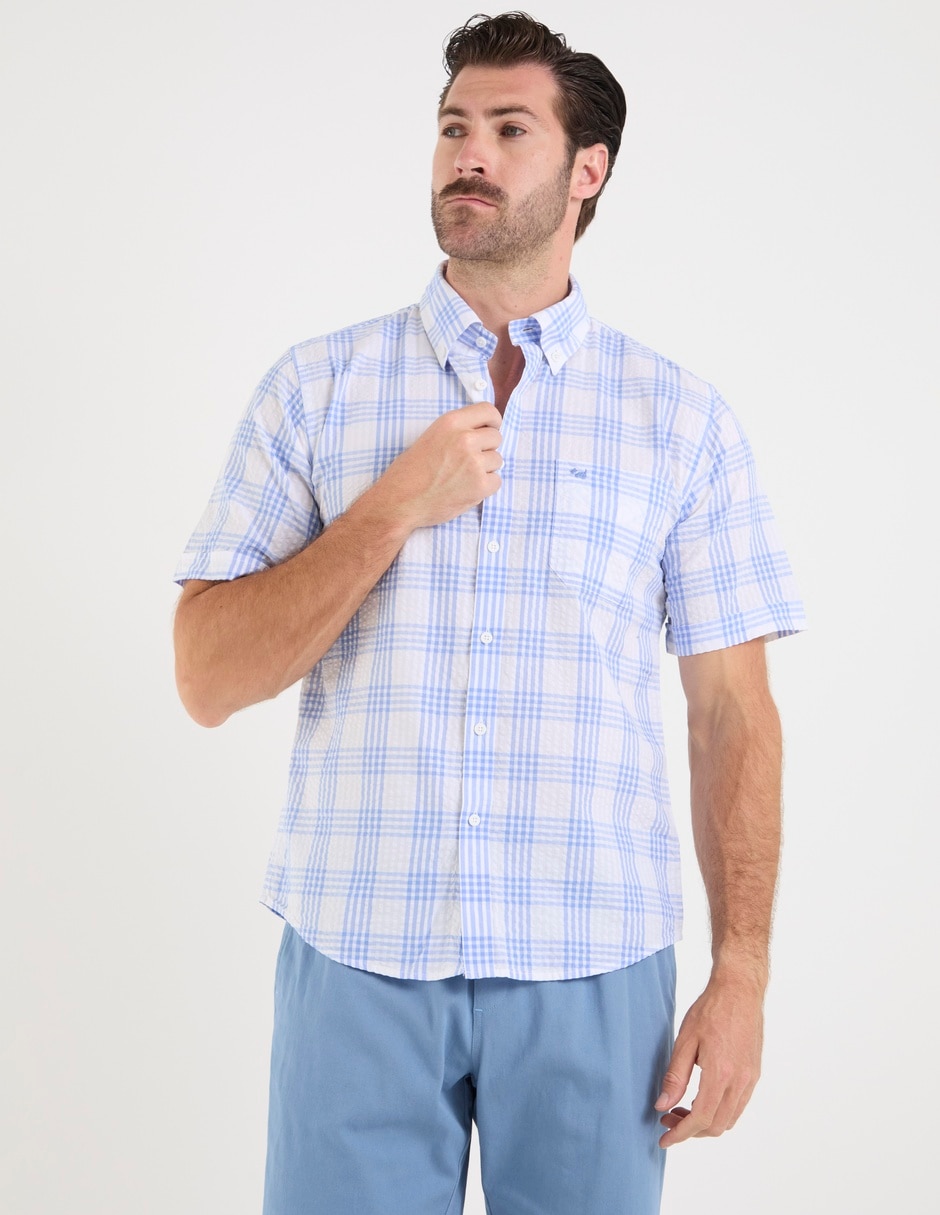 Camisa casual Ferrioni manga corta para hombre