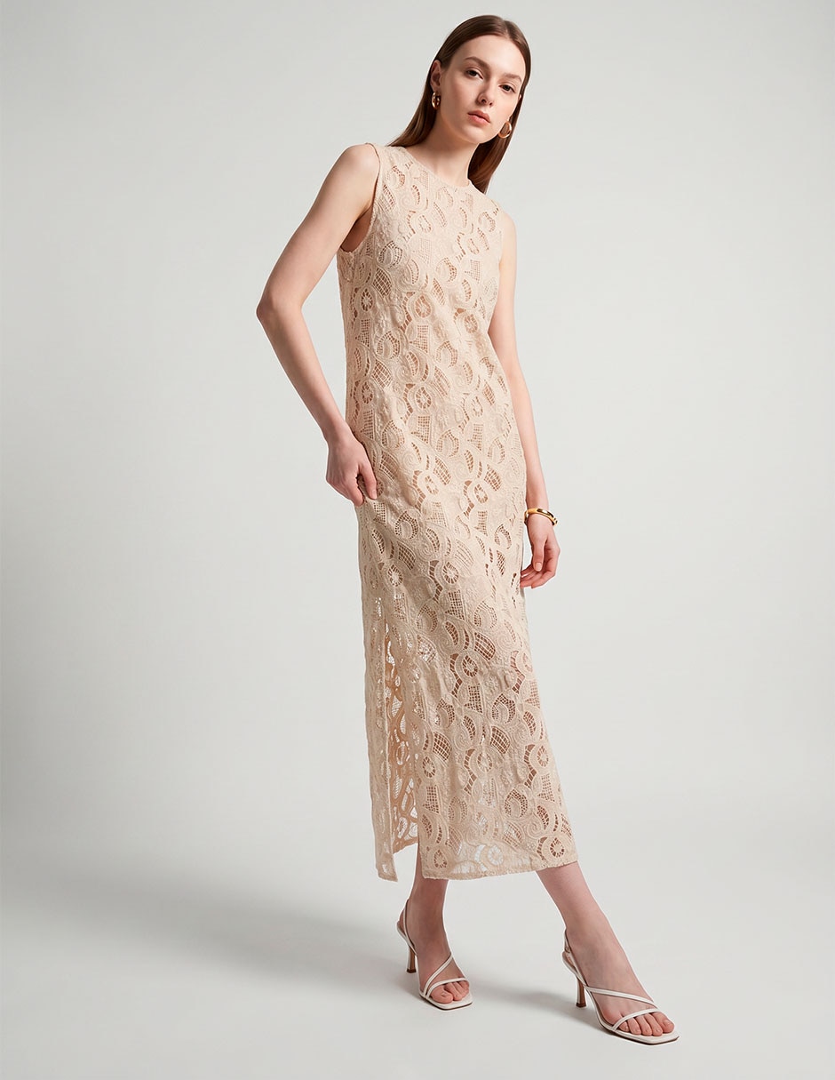 Vestido midi casual para mujer Vestido midi casual para mujer
