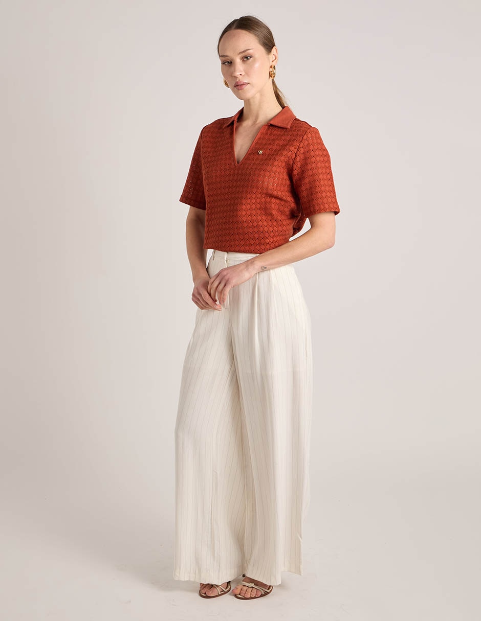 Playera tipo polo para mujer 3