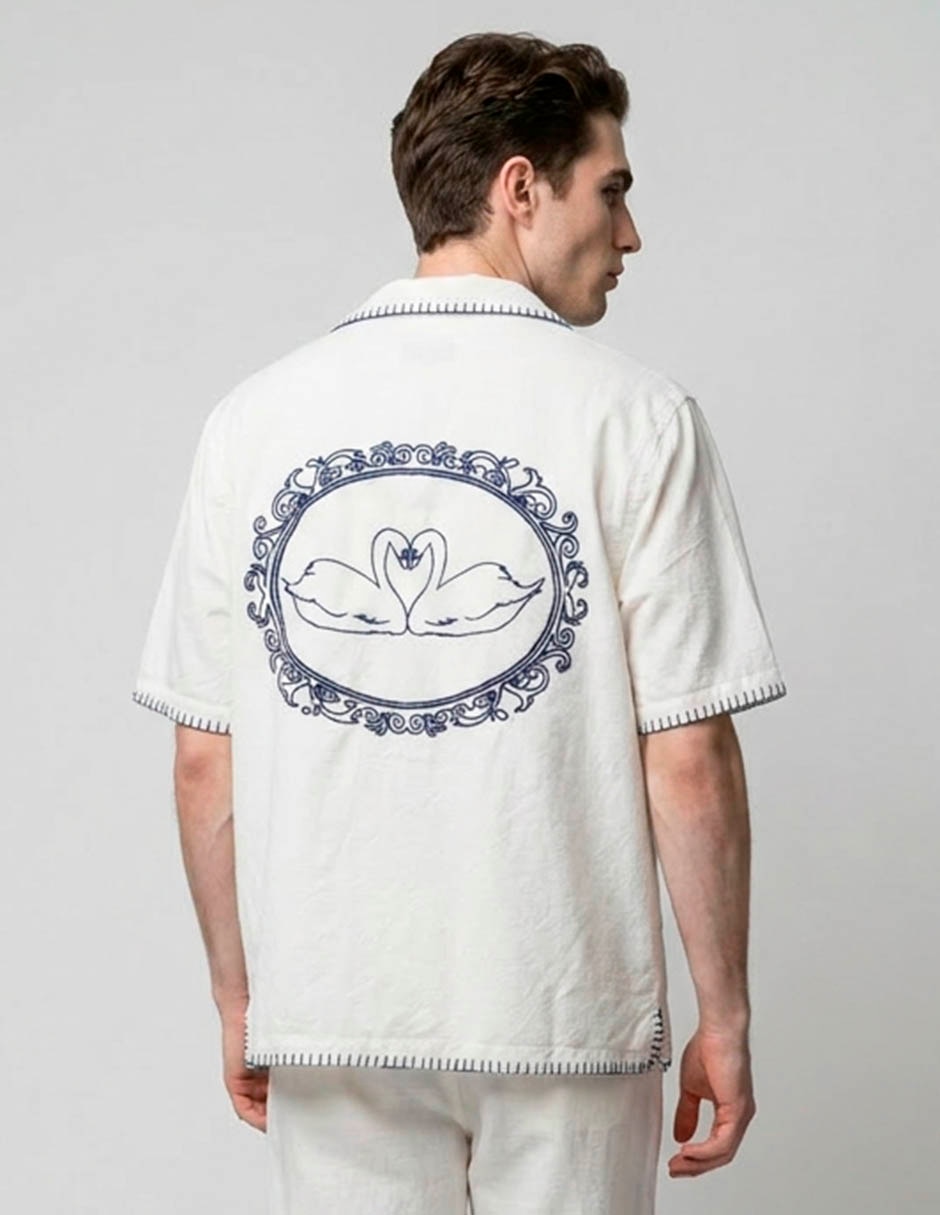 Camisa casual manga corta para hombre 2
