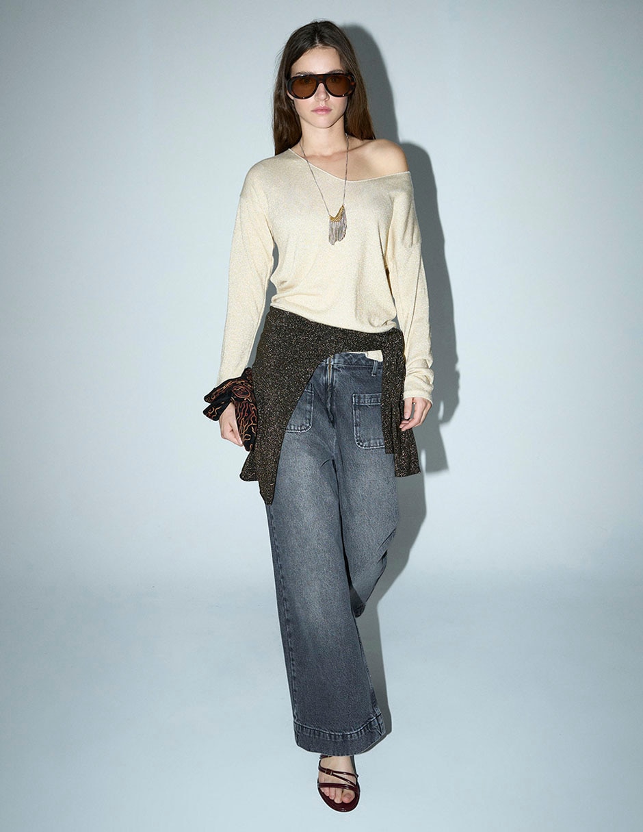 Playera manga larga Renatta& para mujer 9