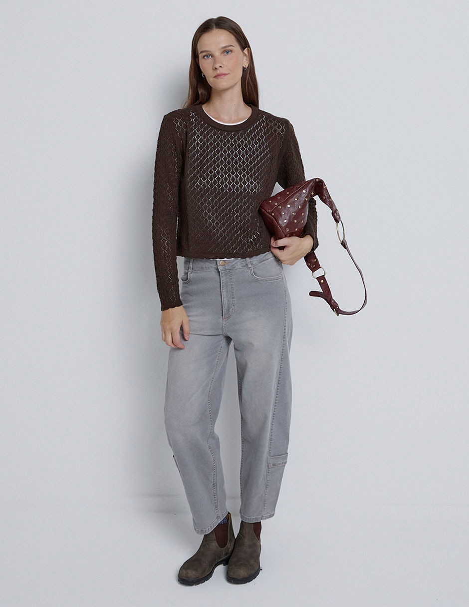 Suéter Renatta& cuello redondo para mujer 7