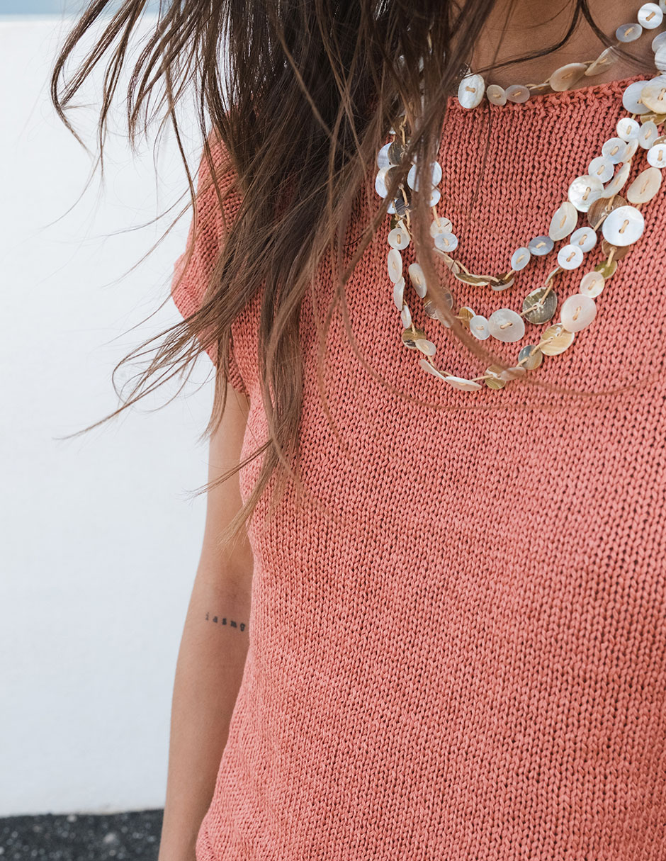 Blusa Renatta& manga corta para mujer 9