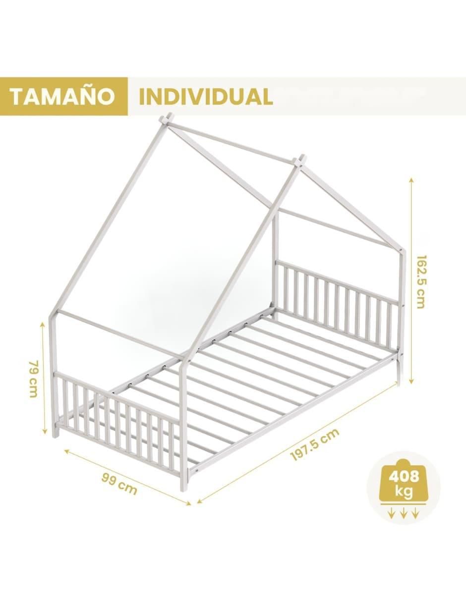 Base para cama armable de metal 7