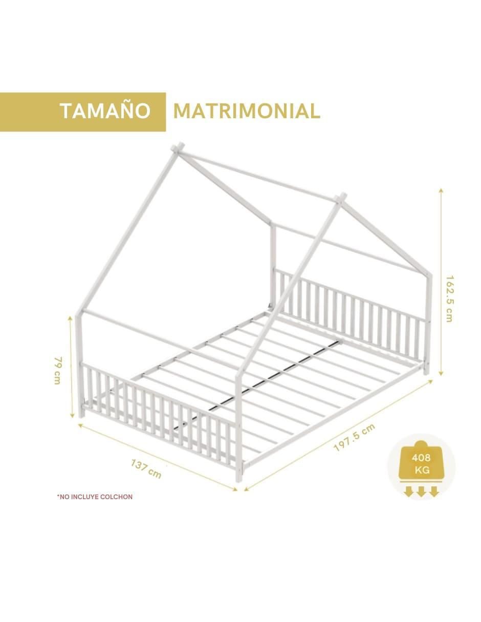 Base para cama armable de metal 7